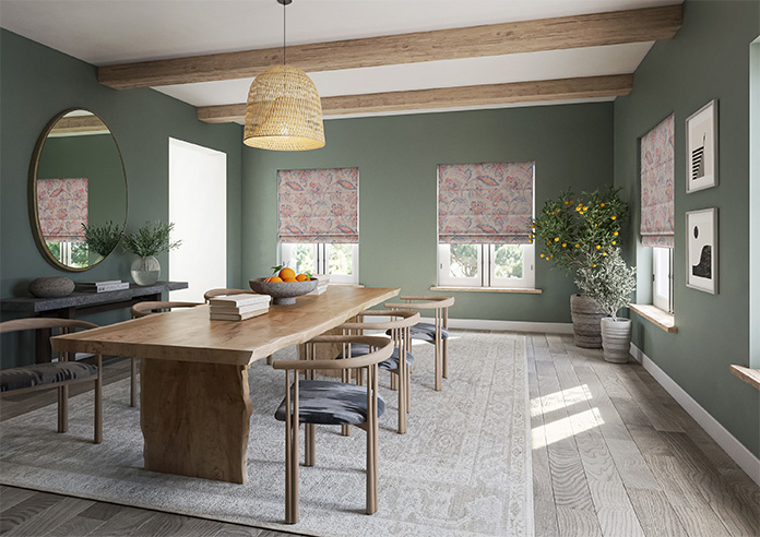 Pembury, Cranberry - Roman Blind - Image 6